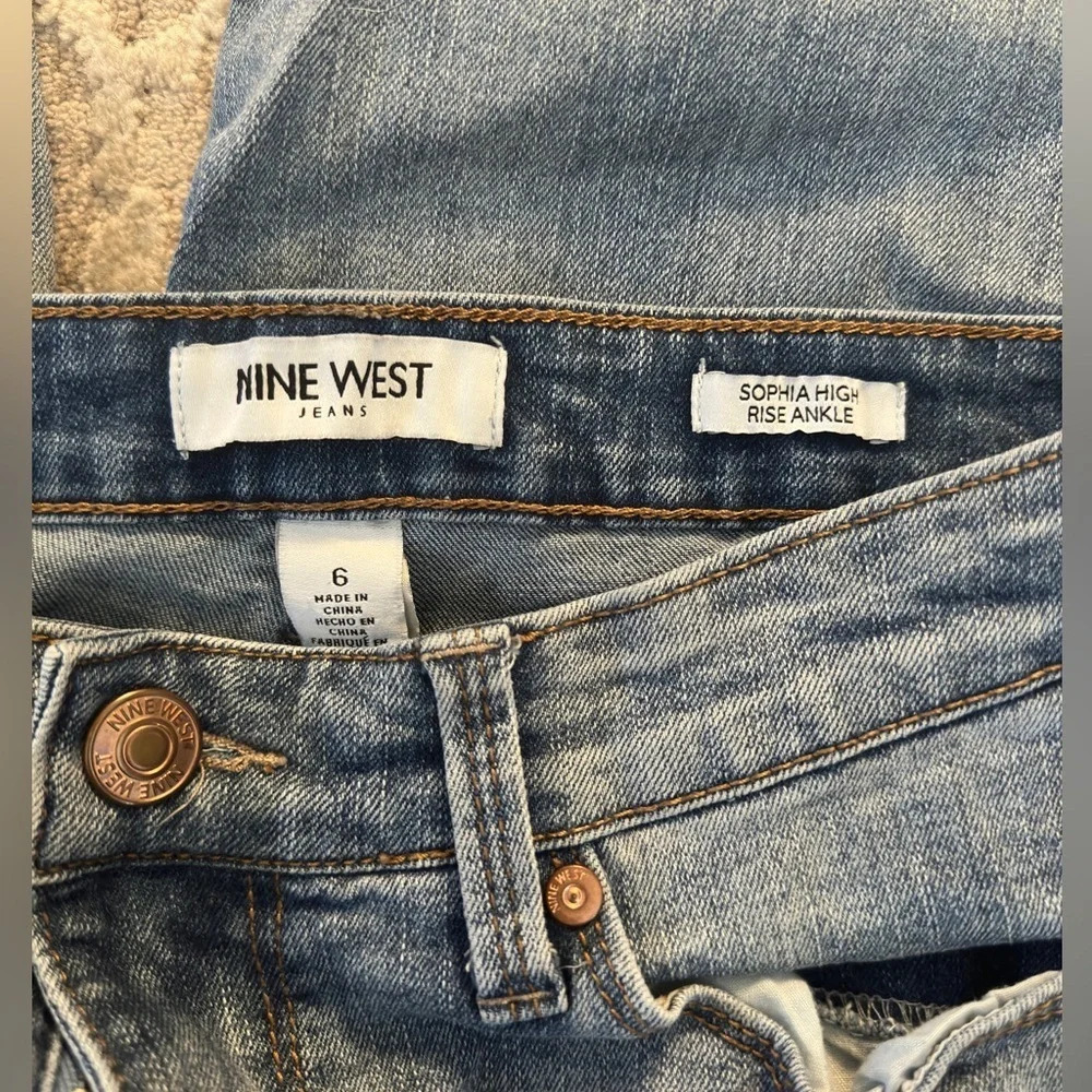 Nine West Sophia high-rise ankle jeans - Picture 4 of 4